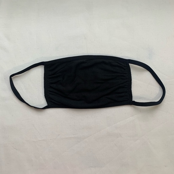 New 3 Pack Black Cotton 3 Ply Reusable Face Masks - Picture 2 of 8